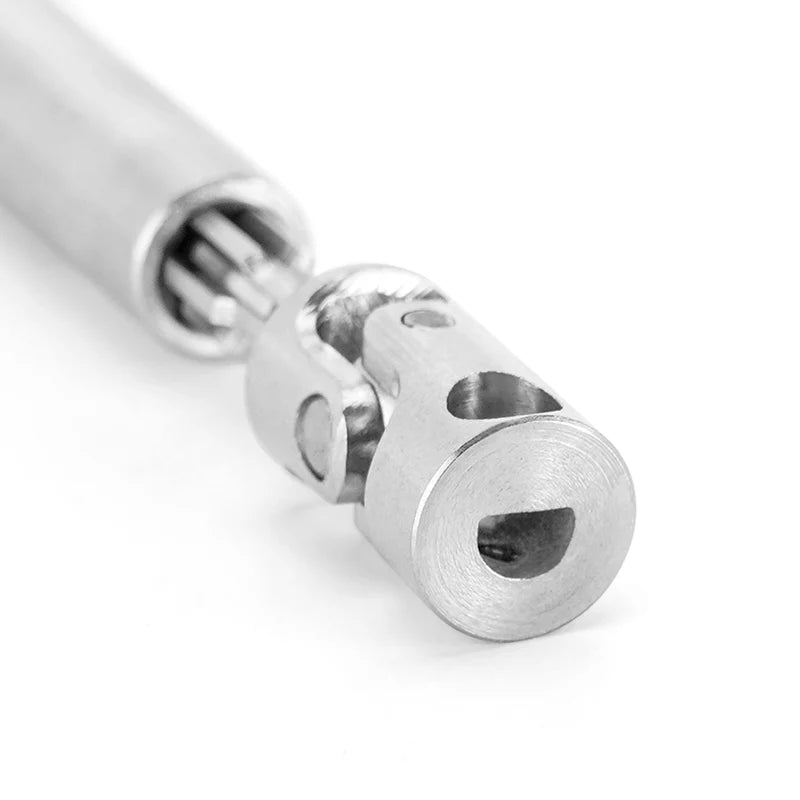 INJORA 1pcs Stainless Steel Drive Shaft with D Shaped Hole for SCX24 AX24 FCX18 FCX24m