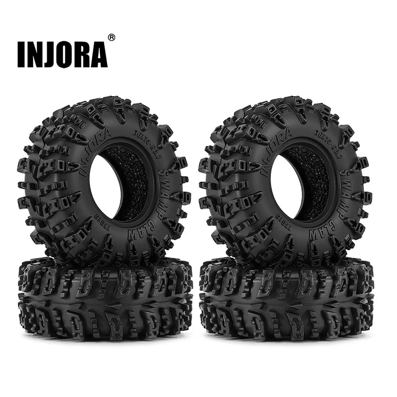 INJORA 0.7" 36*14mm Swamp Claw Tires for 1/30 SCX30 (T7019)