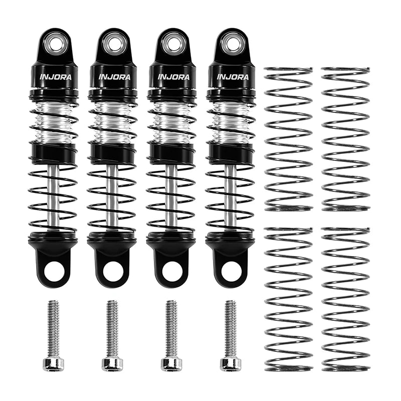 INJORA 26mm Aluminum Oil Shocks for 1/30 Axial SCX30 SKU: SCX30-08BS