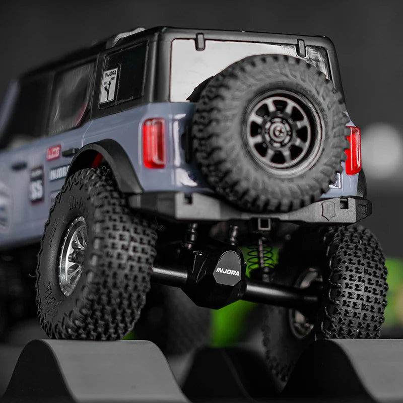 INJORA Aluminum Front & Rear Axle Housings for 1/30 SCX30 SKU: SCX30-10BK