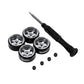 INJORA 0.7" D18 5-Spoke Aluminum Wheels for 1/30 SCX30 (W7002)