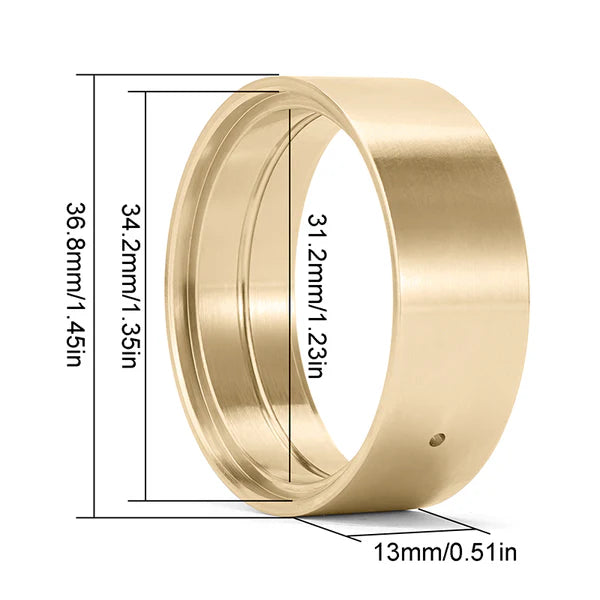 INJORA 27g/pcs Brass Inner Rings for INJORA 1.3" Wheels