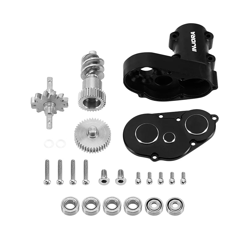 INJORA Aluminum Transmission Kit for 1/30 SCX30 (Unassembled) SKU: SCX30-11BK