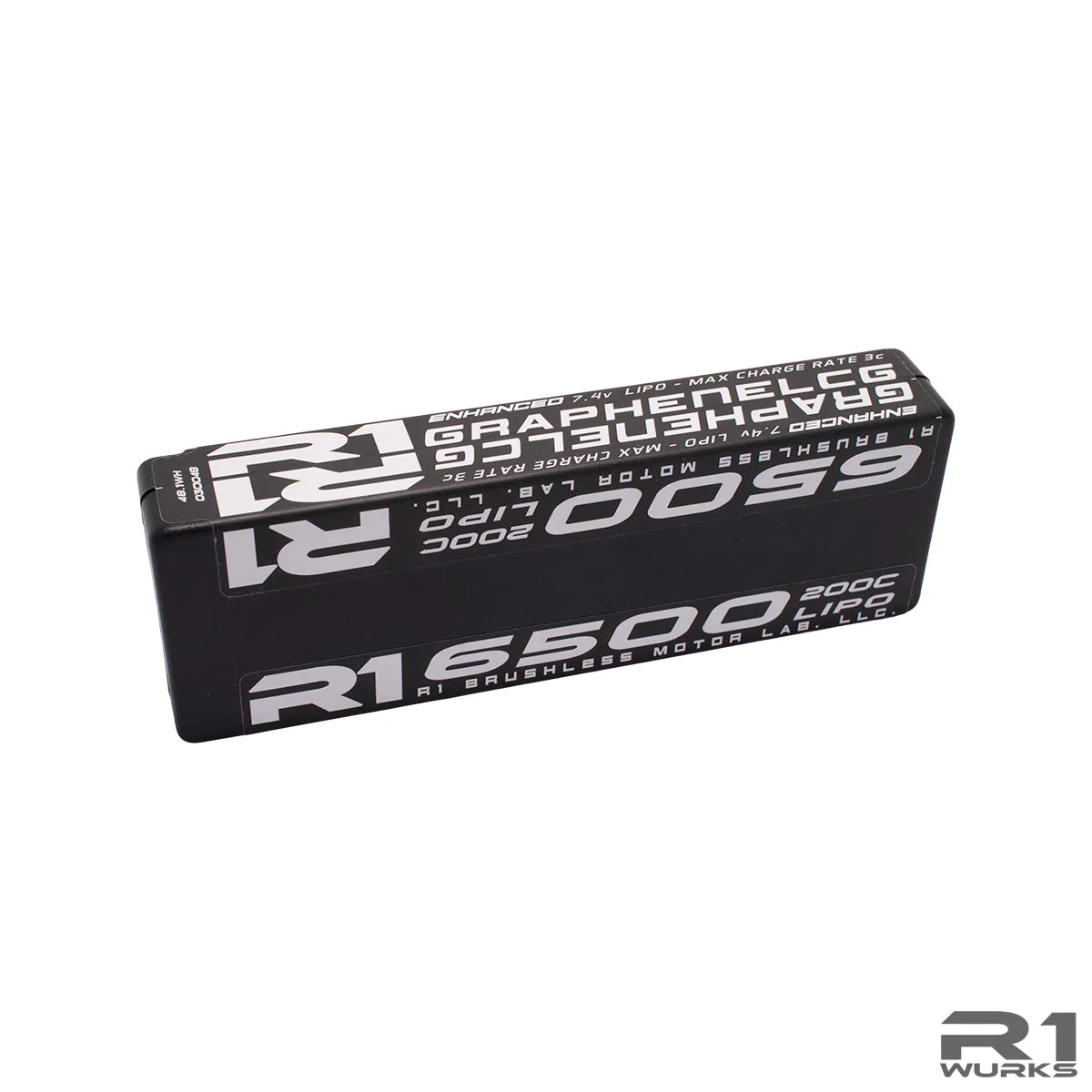 R1WURKS 6500mah 7.4v 200c 2s Graphene LCG Lipo