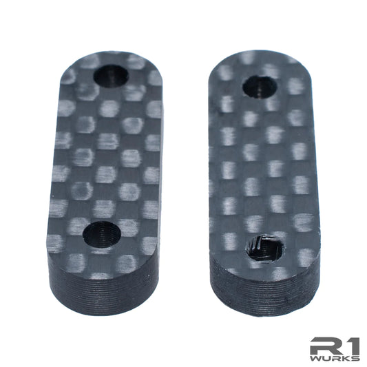 DC1 Carbon Fiber Front Cross Bar Riser Set