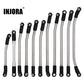 INJORA 11Pcs/Set 313mm Wheelbase Stainless Steel Links Set for SCX10 II 90046