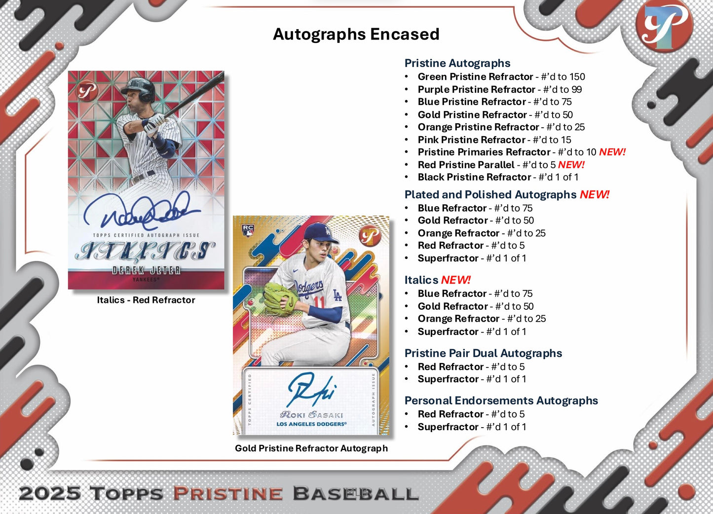 2025 Topps Pristine Baseball Hobby Box