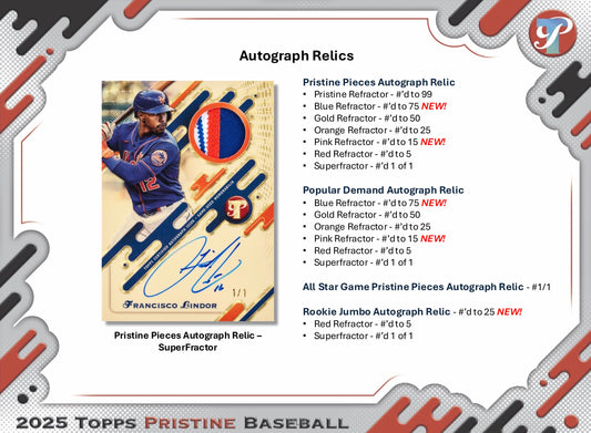 2025 Topps Pristine Baseball Hobby Box
