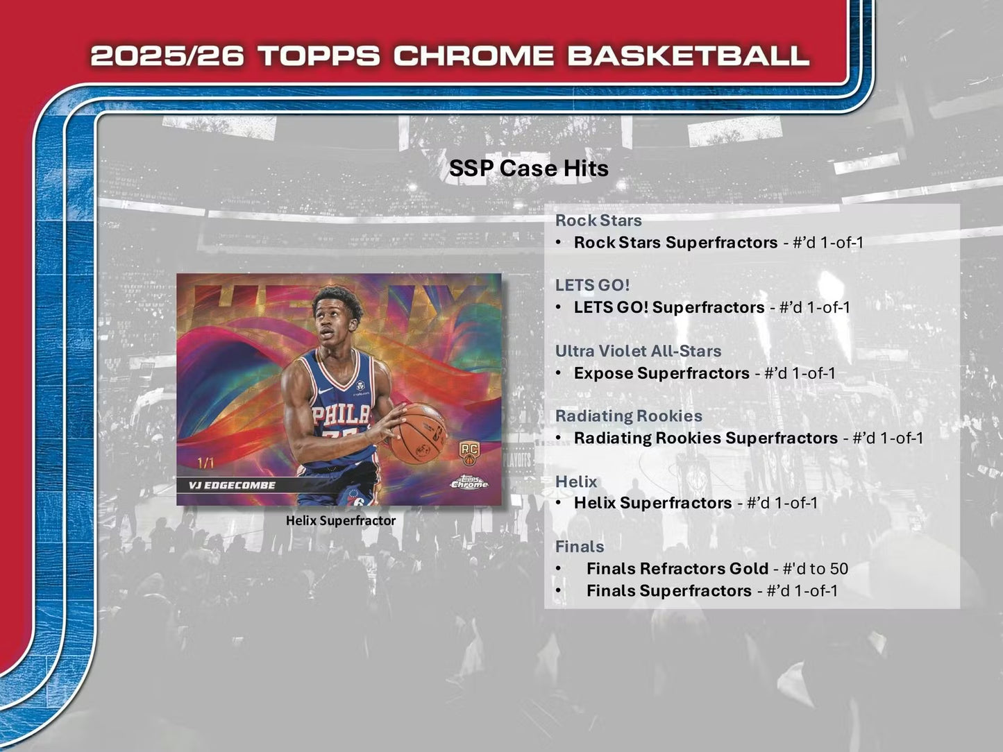 2025/26 Topps Chrome Basketball Hobby Box