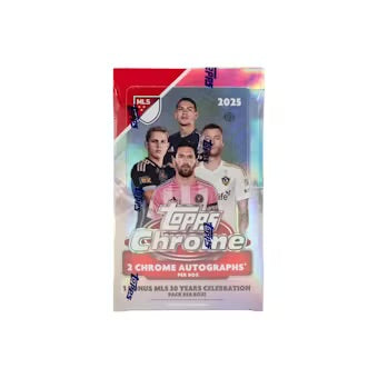 2025 Topps MLS Major League Soccer Chrome Hobby Box