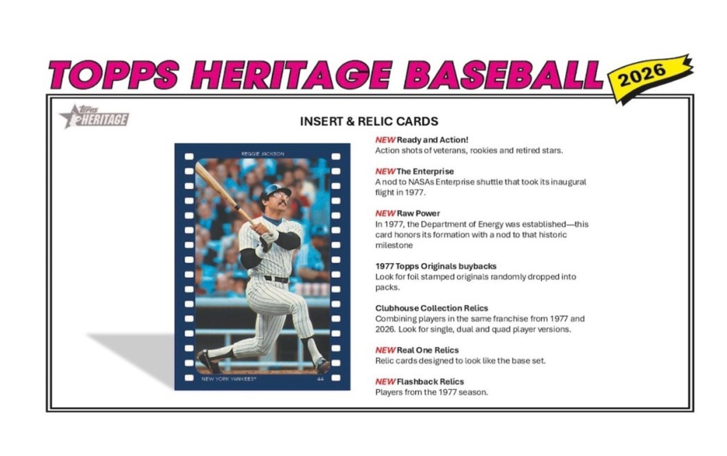2026 Topps Heritage Baseball Hobby Box