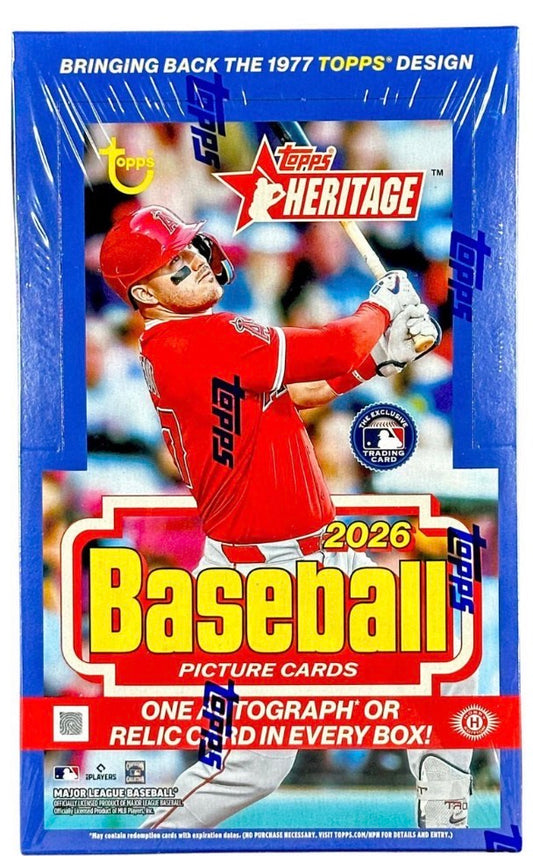 2026 Topps Heritage Baseball Hobby Box