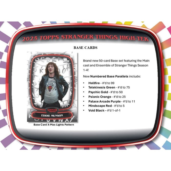 2025 Topps High-Tek Stranger Things Hobby Box