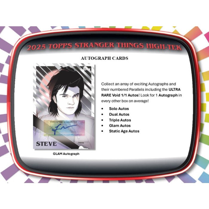 2025 Topps High-Tek Stranger Things Hobby Box