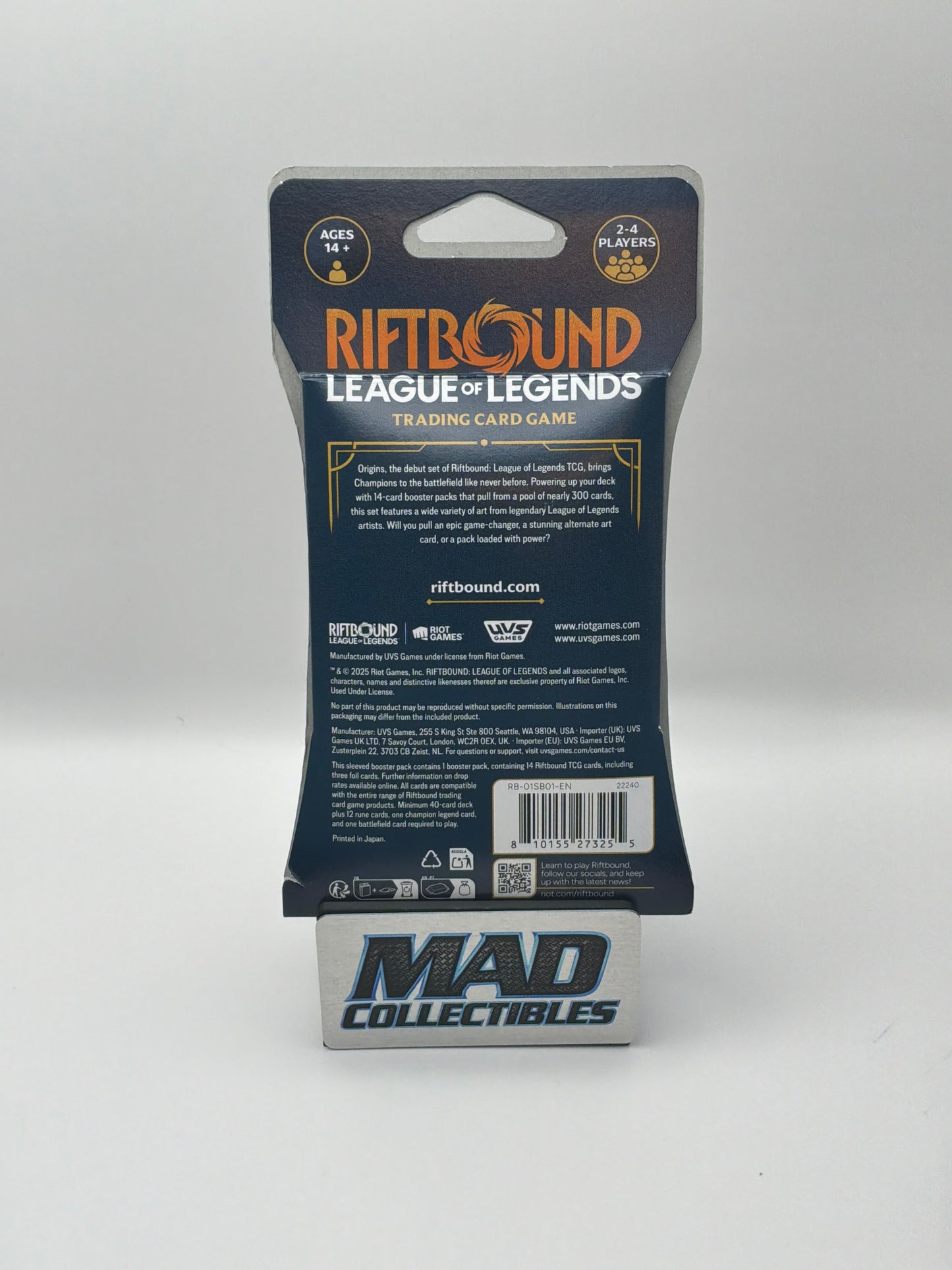 Riftbound - League of Legends -Origins - TCG Card - 14 Card Booster