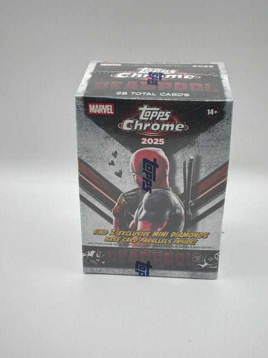 2025 Topps Chrome Marvel Deadpool Blaster Box