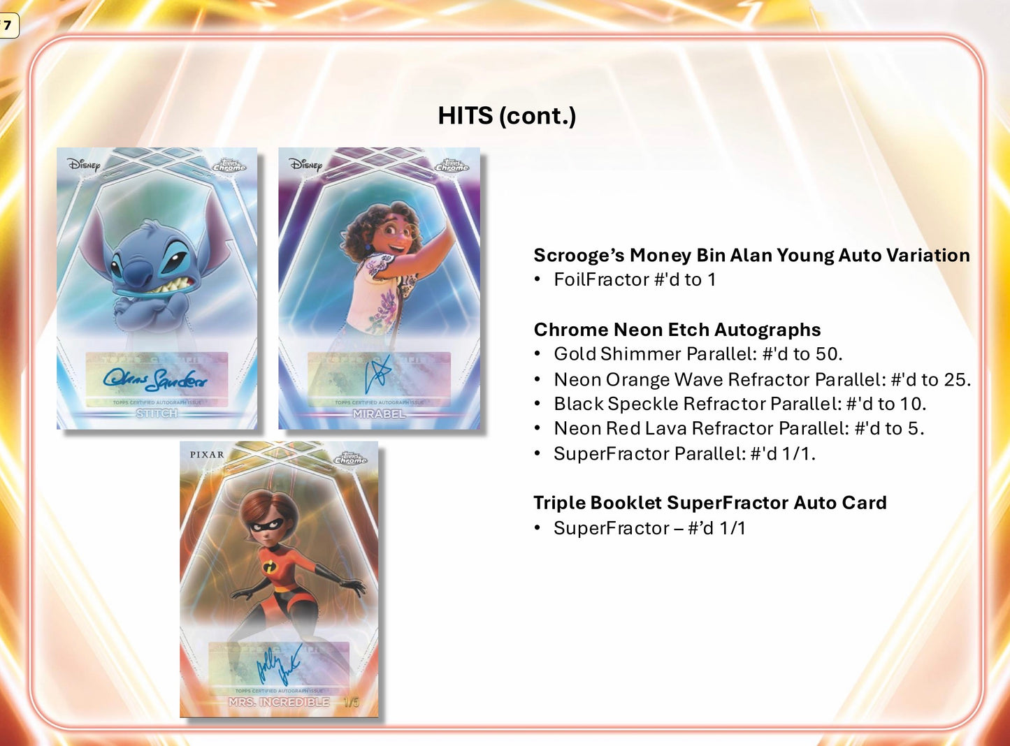 2026 Topps Disney Neon Hobby Box