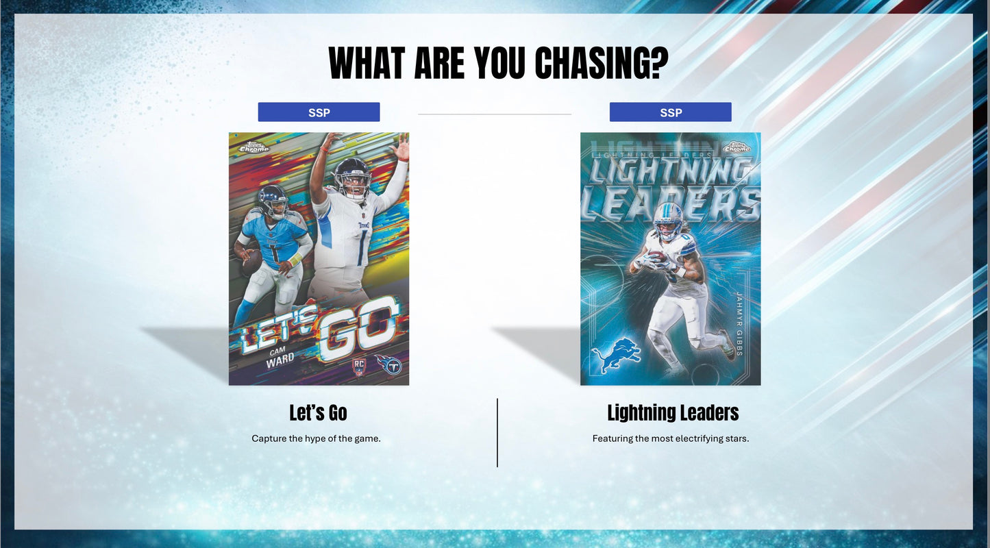 2025 Topps Chrome Football Blaster Box