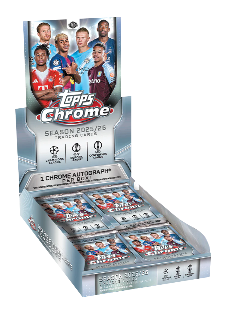 Topps Chrome® UEFA Club Competitions 2025-26