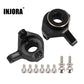 INJORA 2pcs Black Brass Front Steering Knuckles Counter Weights for SCX24 AX24