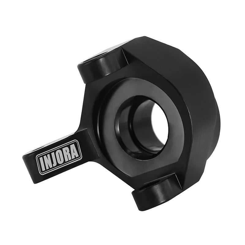 INJORA 2pcs Black Brass Front Steering Knuckles Counter Weights for SCX24 AX24