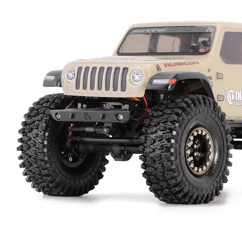 INJORA Stainless Steel Steering Link with Plastic Rod Ends for SCX24 AX24