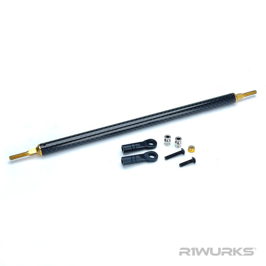R1 Wurks Titanium/Carbon Fiber Wheelie Bar Turnbuckle [250mm – 265mm]