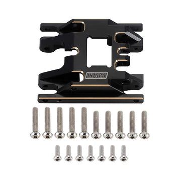 INJORA 53g/pcs Brass Skid Plate Transmission Mount for 1/18 TRX4M (4M-67)