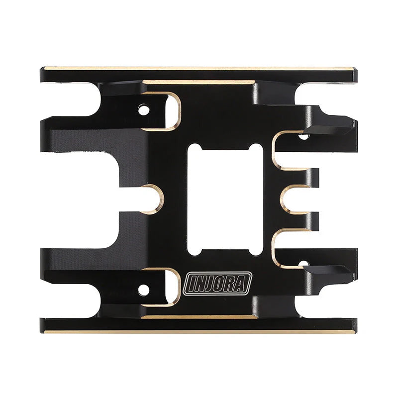 INJORA 53g/pcs Brass Skid Plate Transmission Mount for 1/18 TRX4M (4M-67)