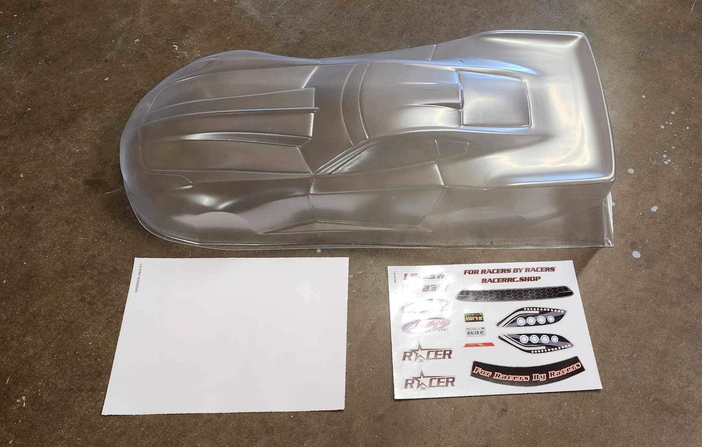 RacerRC by Andy’s RC LS23W .040 drag body with protective film