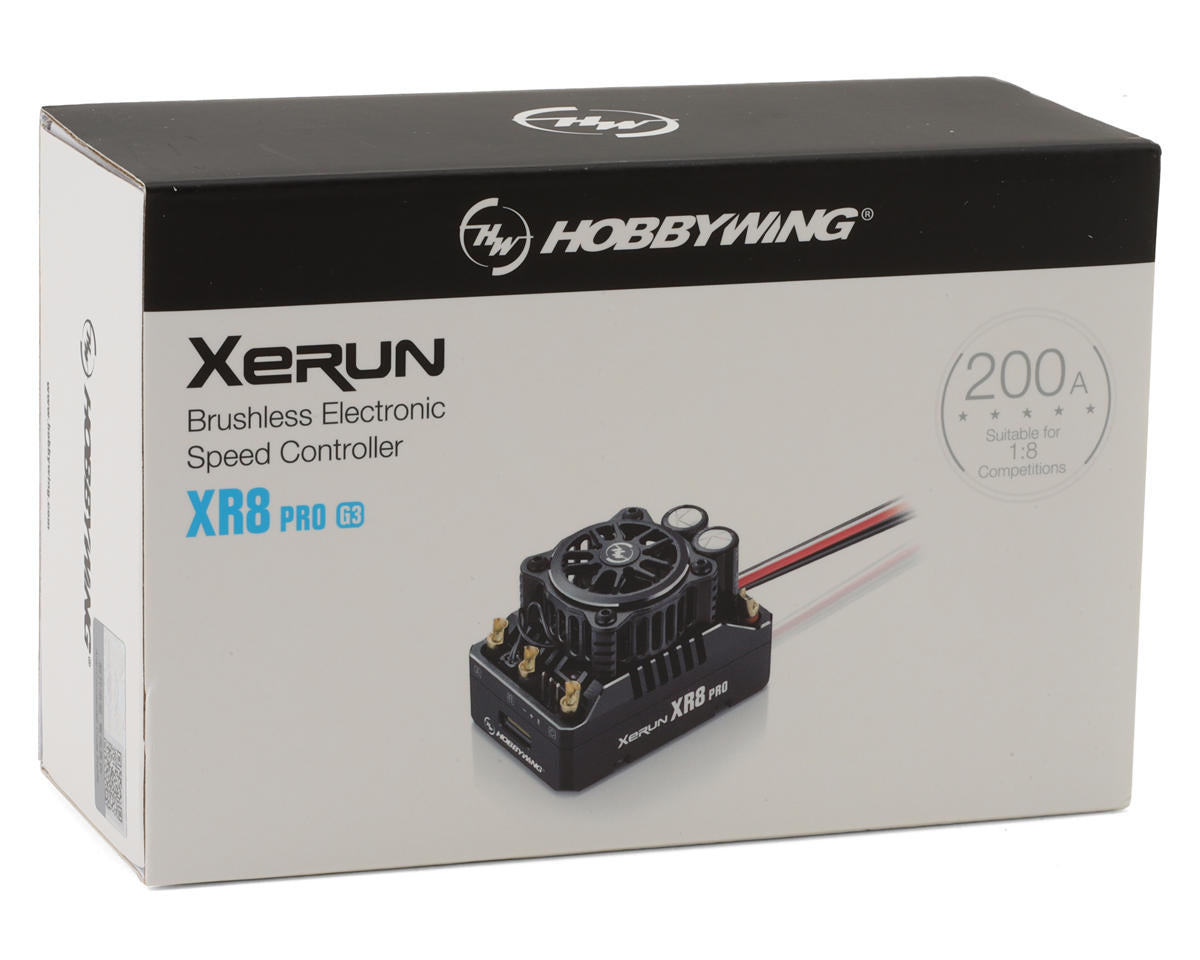 Hobbywing Xerun XR8 Pro G3 1/8 Competition Sensored Brushless ESC