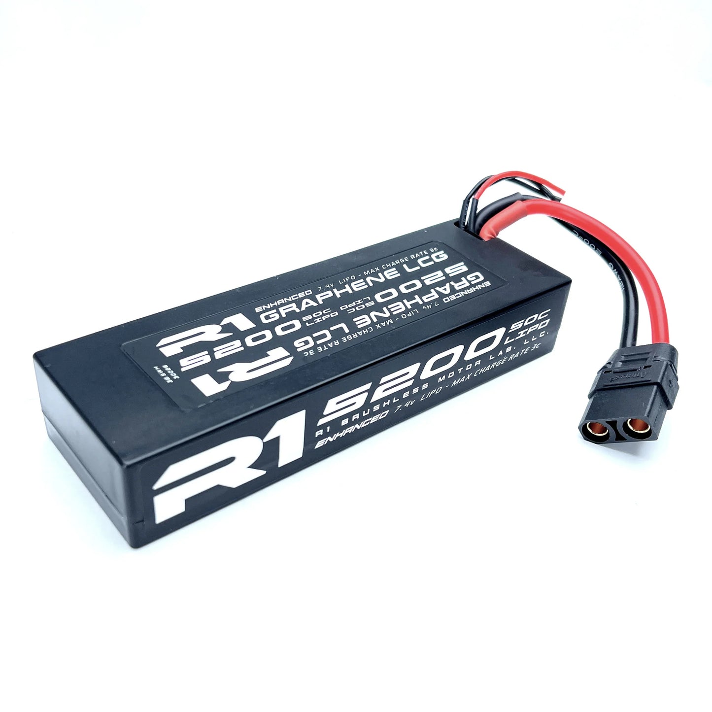 R1WURKS Mudboss 5,200mah 50c 7.4V 2s LIPO Graphene Battery 030026