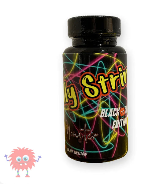 RED MONSTER - SILLY STRING - 5OZ. BLACK WIDOW EDITION (GROOVE MAKER)