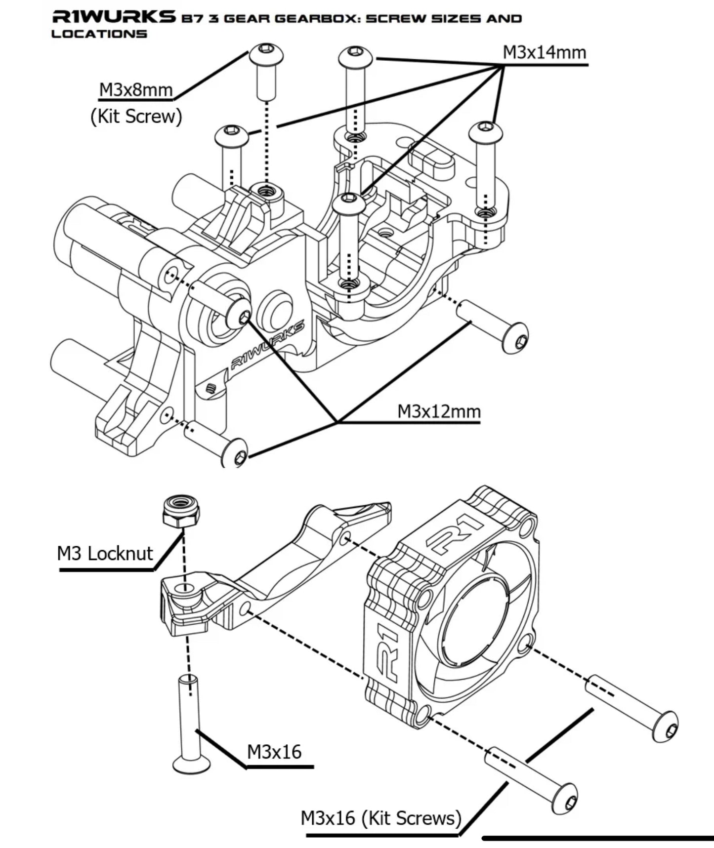 R1 WURKS B7 3-Gear Transmission