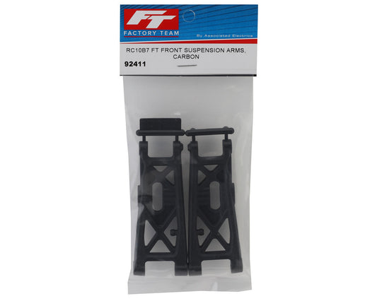 Team Associated RC10B7 Factory Team Carbon Front Suspension Arms (2)