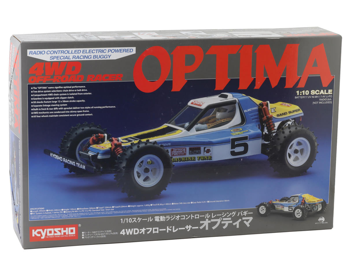 京商　オプティマ　Kyosho OPTIMA 1/10 ラジコンカー Kyosho Optima 1/10 4WD Electric Off-Road Buggy Kit – Racer Rc