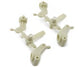 Team Associated RC10T Inline Steering Blocks & Rear Hub Carriers Set (White)