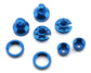 Element RC Enduro Aluminum Shock Parts (Blue) RC10DS Upgrade