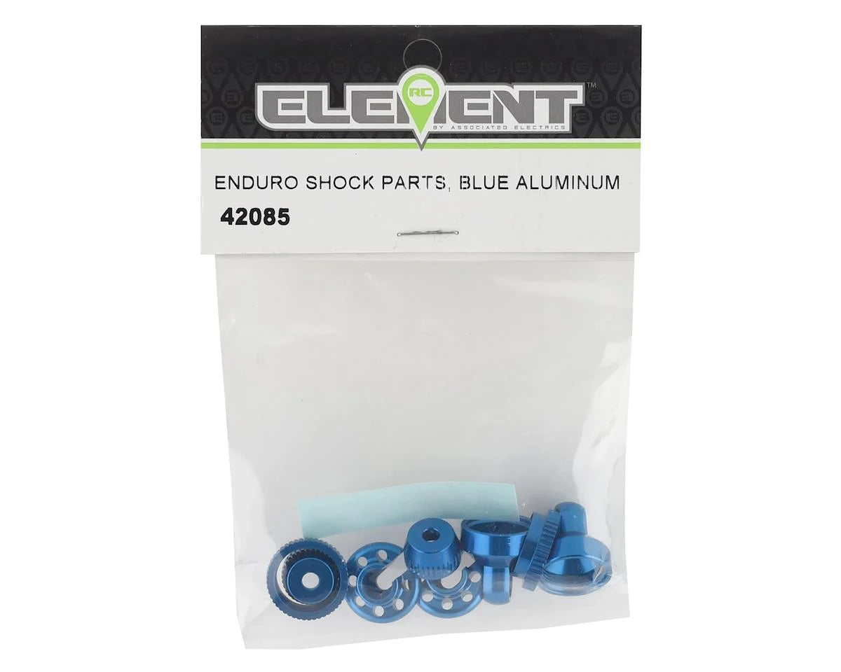 Element RC Enduro Aluminum Shock Parts (Blue) RC10DS Upgrade