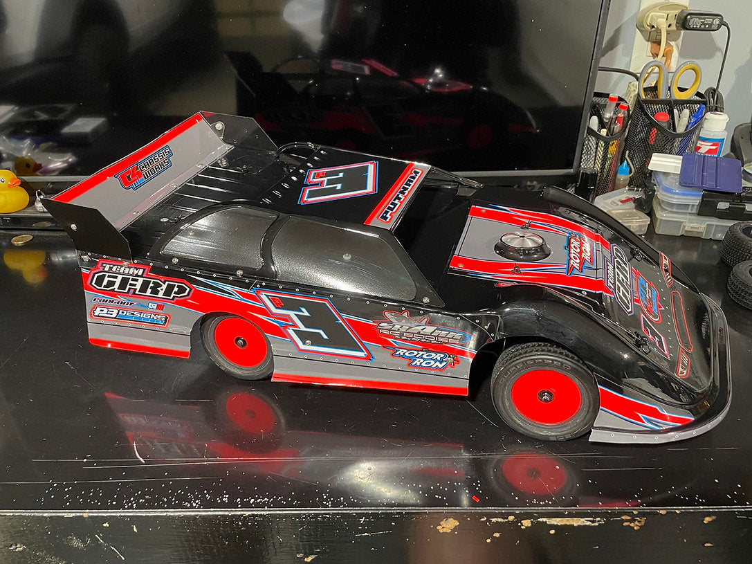 Shark RC Bodies Kill Shot 1/10th Late Model With Braces & Hardware