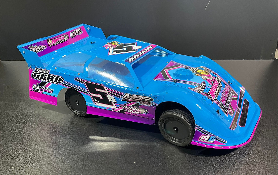 Shark RC Bodies Kill Shot 1/10th Late Model With Braces & Hardware