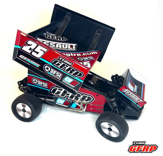 2024 Assault HB Sprint Car Kit Team GFRP (Big Bore Shocks)