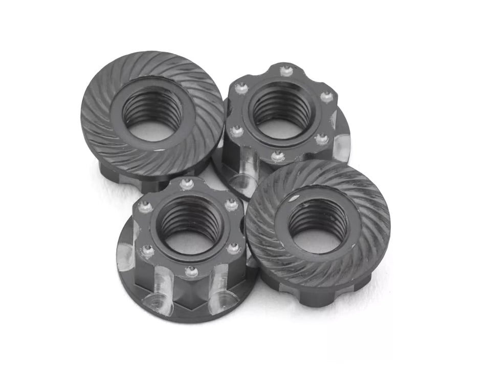 J&T Bearing Co. 4mm Machined Aluminum Wheel Nuts (4)