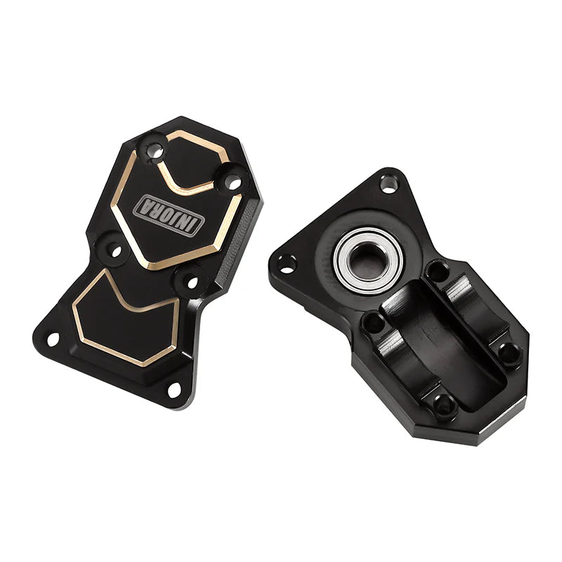 INJORA 2pcs 10g/pcs Black Brass Diff Covers for Axial SCX24 AX24 SKU: SCX24-93BK