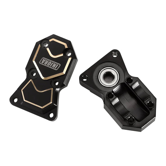 INJORA 2pcs 10g/pcs Black Brass Diff Covers for Axial SCX24 AX24 SKU: SCX24-93BK