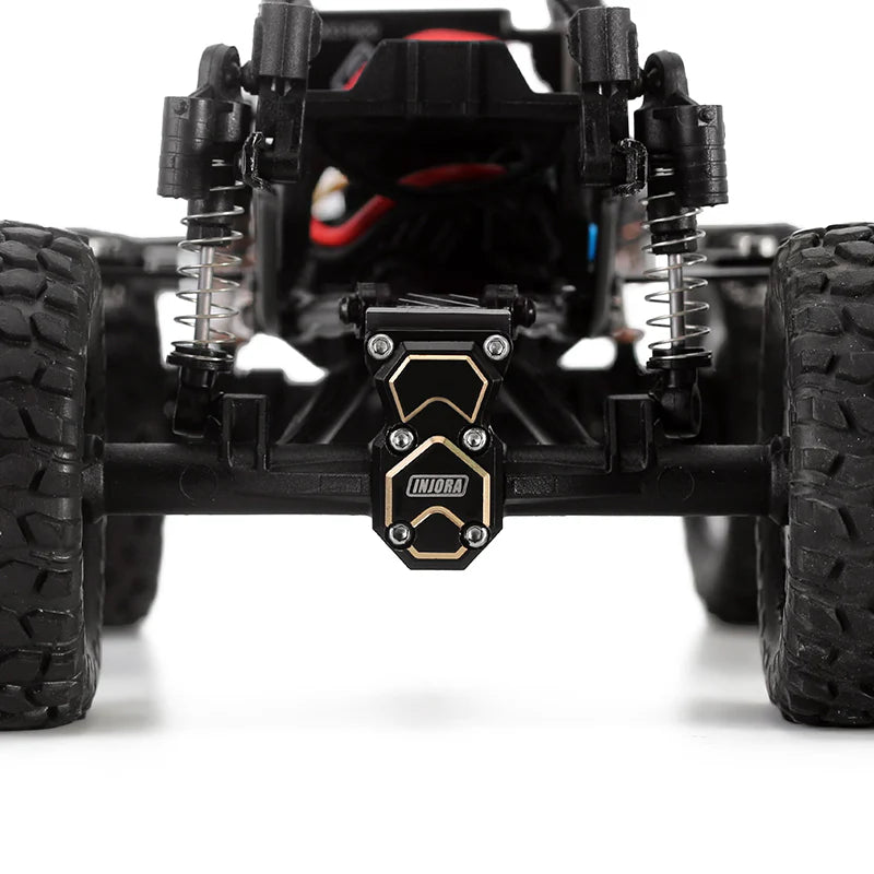 INJORA 2pcs 10g/pcs Black Brass Diff Covers for Axial SCX24 AX24 SKU: SCX24-93BK