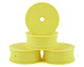 JConcepts Mono 2.2 Bearing Front Wheels (Yellow) (4) (RC10)