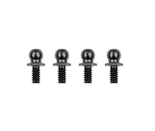 Team Associated RC10 Ballstuds 5.3mm, Short Neck, Black
