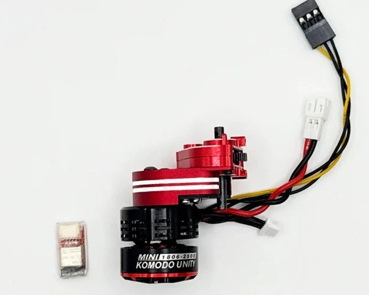 Furitek Axial® SCX24 Unitydrive Combo w/Mini Komodo Unity 2-in-1 Brushless FOC System & Mini Stellar Transmission