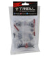 Treal Hobby Axial SCX24 Front Portal Axle Upgrade Kit (Black/Red)